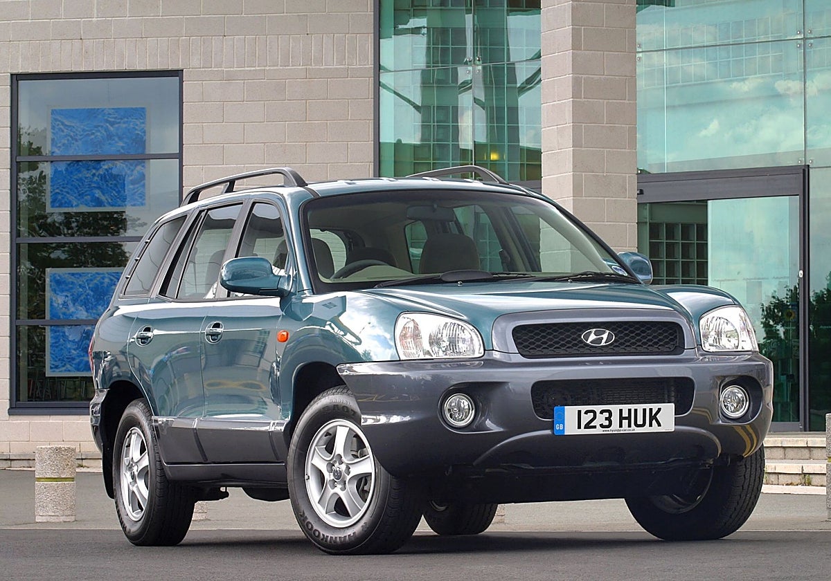 La primera generación del Santa Fe se presentó para Europa en el salón de Ginebra en 2000