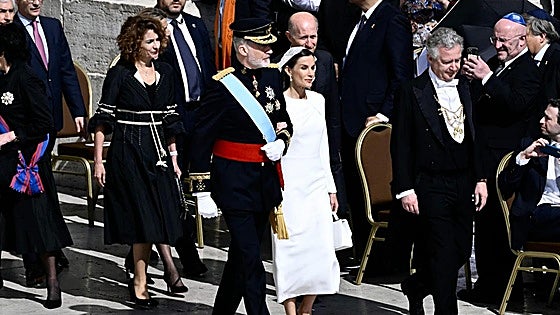 Los Reyes, en la misa de inicio de pontificado de León XIV