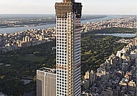 El rascacielos del 432 Park Avenue de Nueva York.