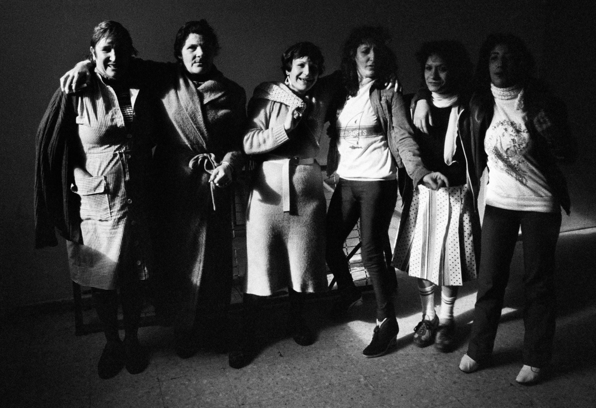 Mujeres en la cárcel de Yeserías. (Actual Centro de Inserción Social Victoria Kent). Madrid, 1981.