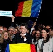 Dan, durante su discurso tras ganar las elecciones