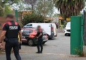 Registro policial en el centro de menores situado en la carretera de Bandama.