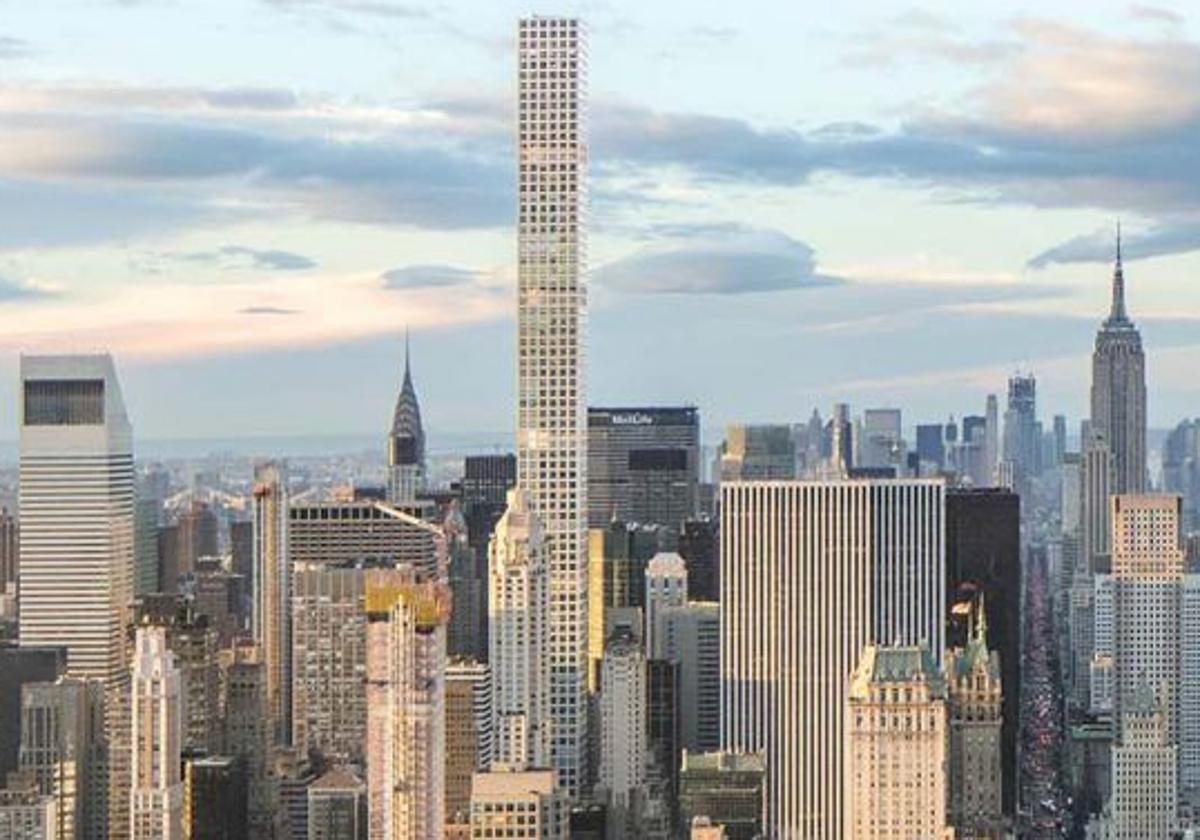 El rascacielos del 432 Park Avenue de Nueva York.