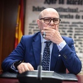 El director del parador de Teruel, Joaquín Gutiérrez López, en la comisión de investigación del Senado