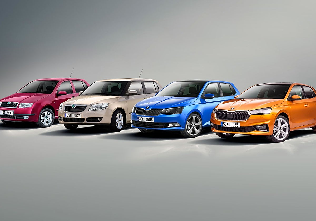 Las cuatro generaciones del modelo