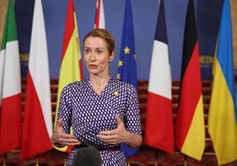 La jefa de la diplomacia europea, Kaja Kallas.