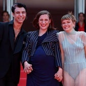 Carla Simon, Mitch Robles y Llucia Garcia.