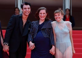 Carla Simon, Mitch Robles y Llucia Garcia.