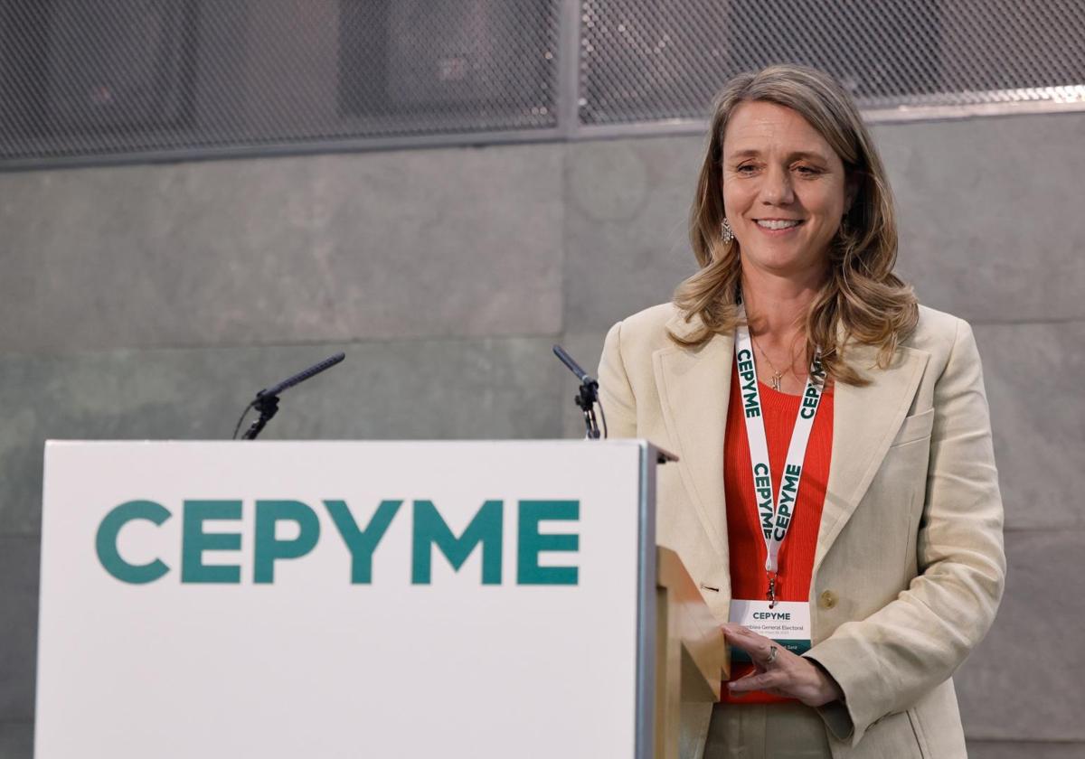 La nueva presidenta de Cepyme, Ángela de Miguel.