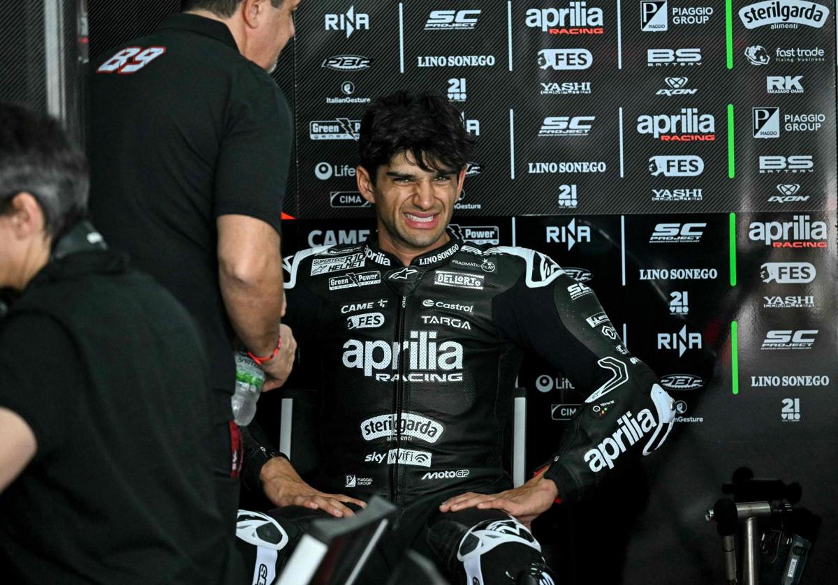 Jorge Martín, durante un test de pretemporada en Malasia.