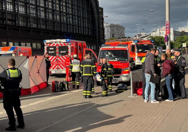 Al menos 17 heridos tras ser atacados por una mujer con un cuchillo en Hamburgo