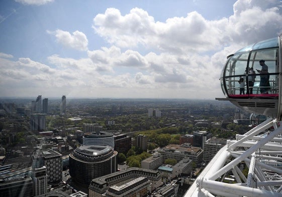Vista aérea de Londres.