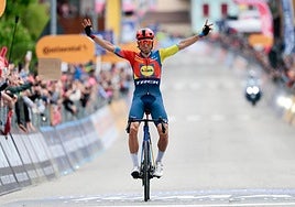 Carlos Verona se corona en un día para el olvido de Roglic