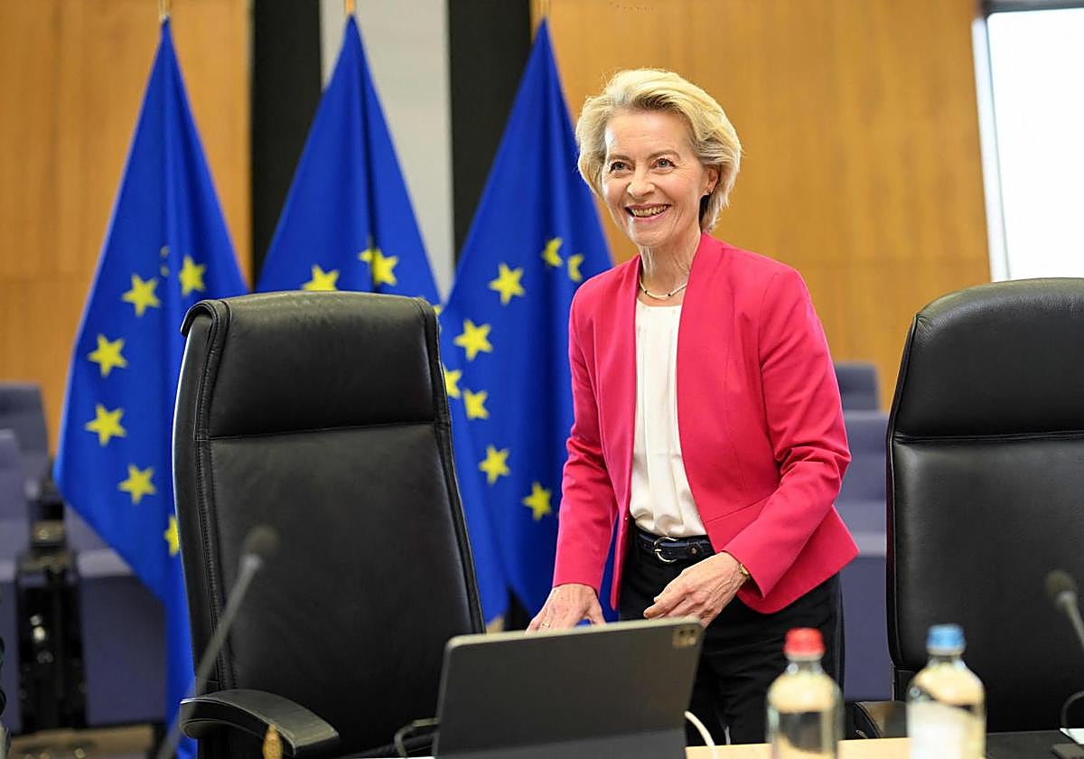 La presidenta de la Comisión Europea, Ursula von der Leyen.