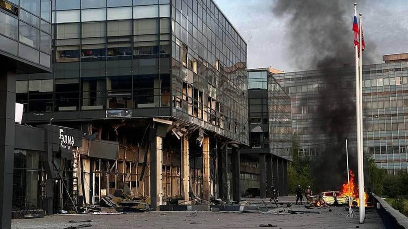 Empresa atacada en el polígono ruso.