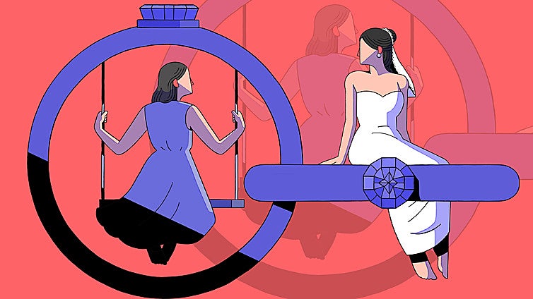 Niña, novia y esposa infeliz