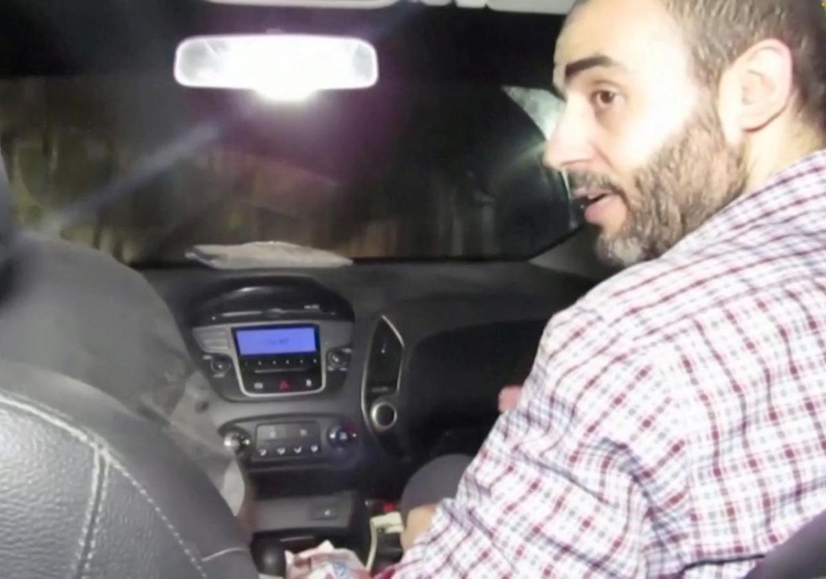 Mohammed Sinwar en la última imagen conocida de él.