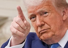 Donald Trump, presidente de Estados Unidos, en el despacho oval