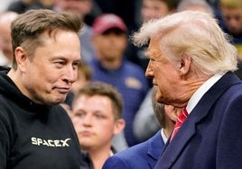 Elon Musk y Donald Trump, en una imagen de archivo.