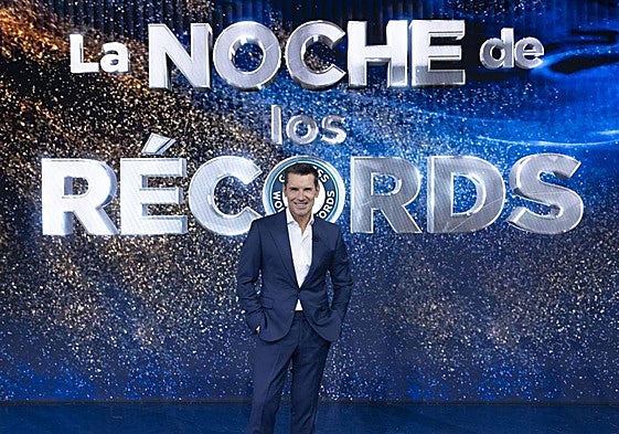 Jesús Vázquez, en una imagen promocional de 'La noche de los récords'.