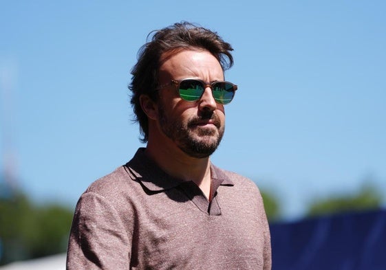 Fernando Alonso, en el circuito de Montmeló.