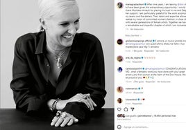 La diseñadora Maria Grazia Chiuri.