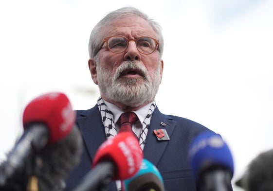Gerry Adams, antiguo dirigente del Sinn Féin.