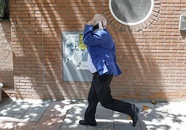 El juez Juan Carlos Peinado a la entrada de los juzgados de Plaza de Castilla