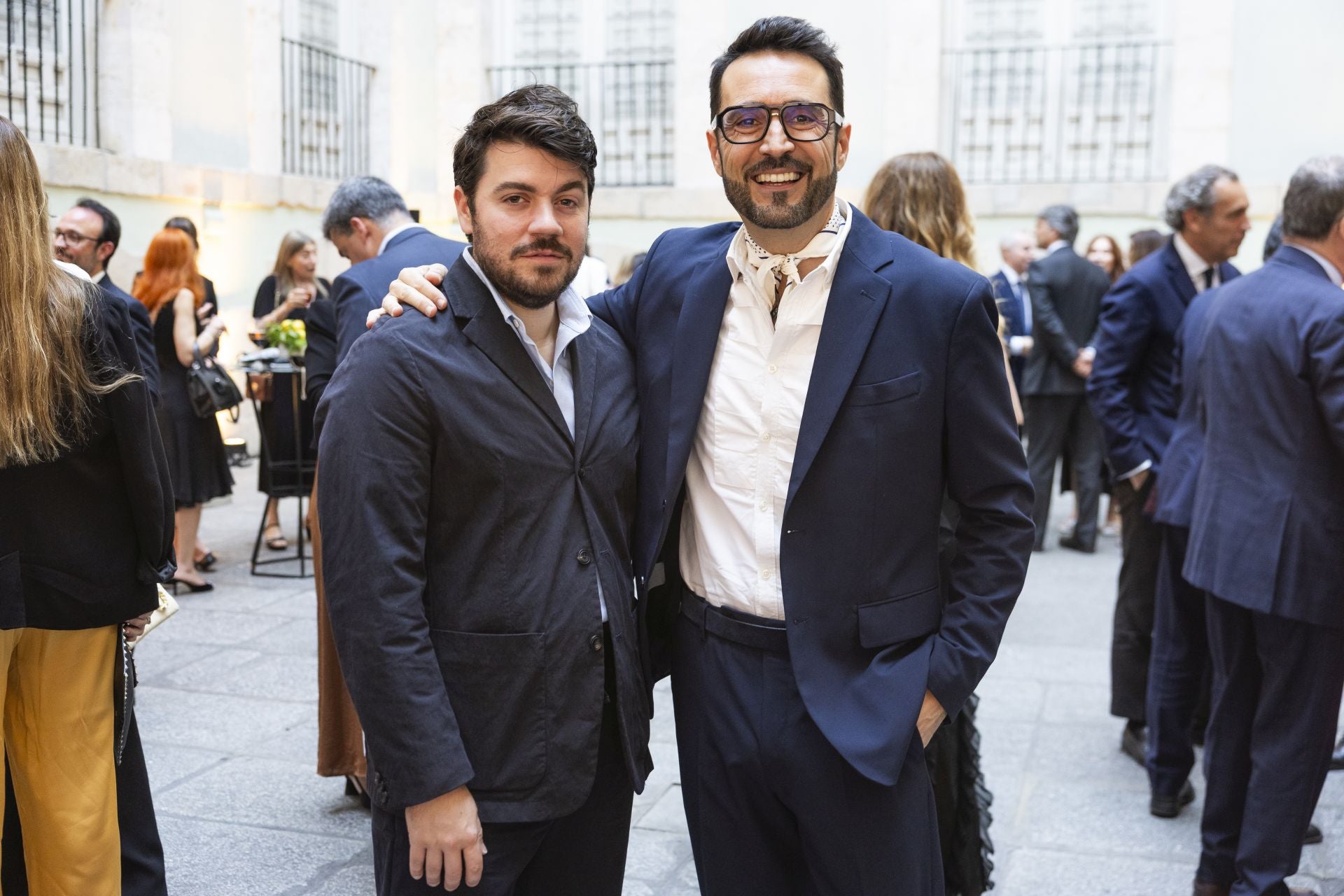 Roberto junto a Germán Jiménez