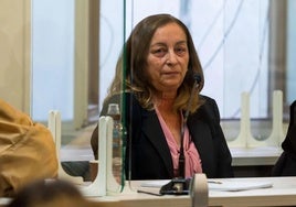 Carmen Merino durante una sesión del juicio.