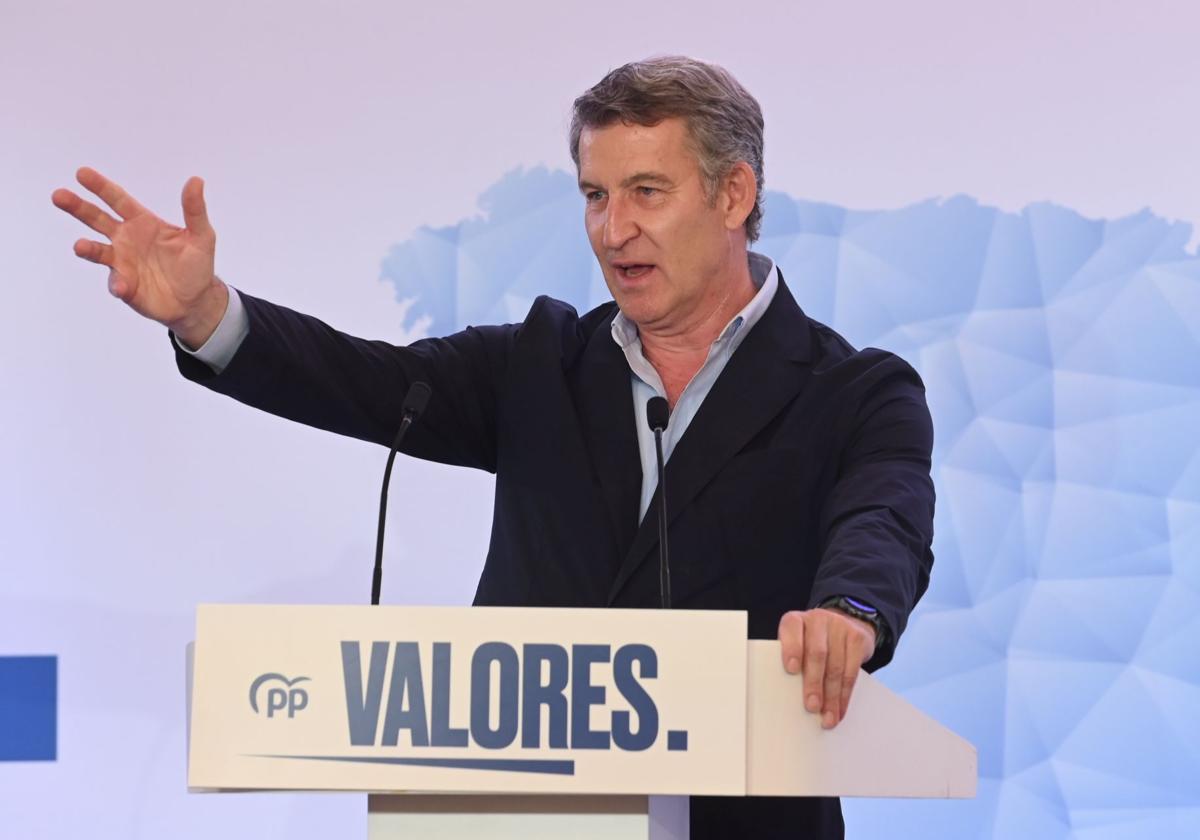 Feijóo espolea a acudir a la manifestación «sin siglas» del 8 de junio: «Esto no hay quien lo resista»