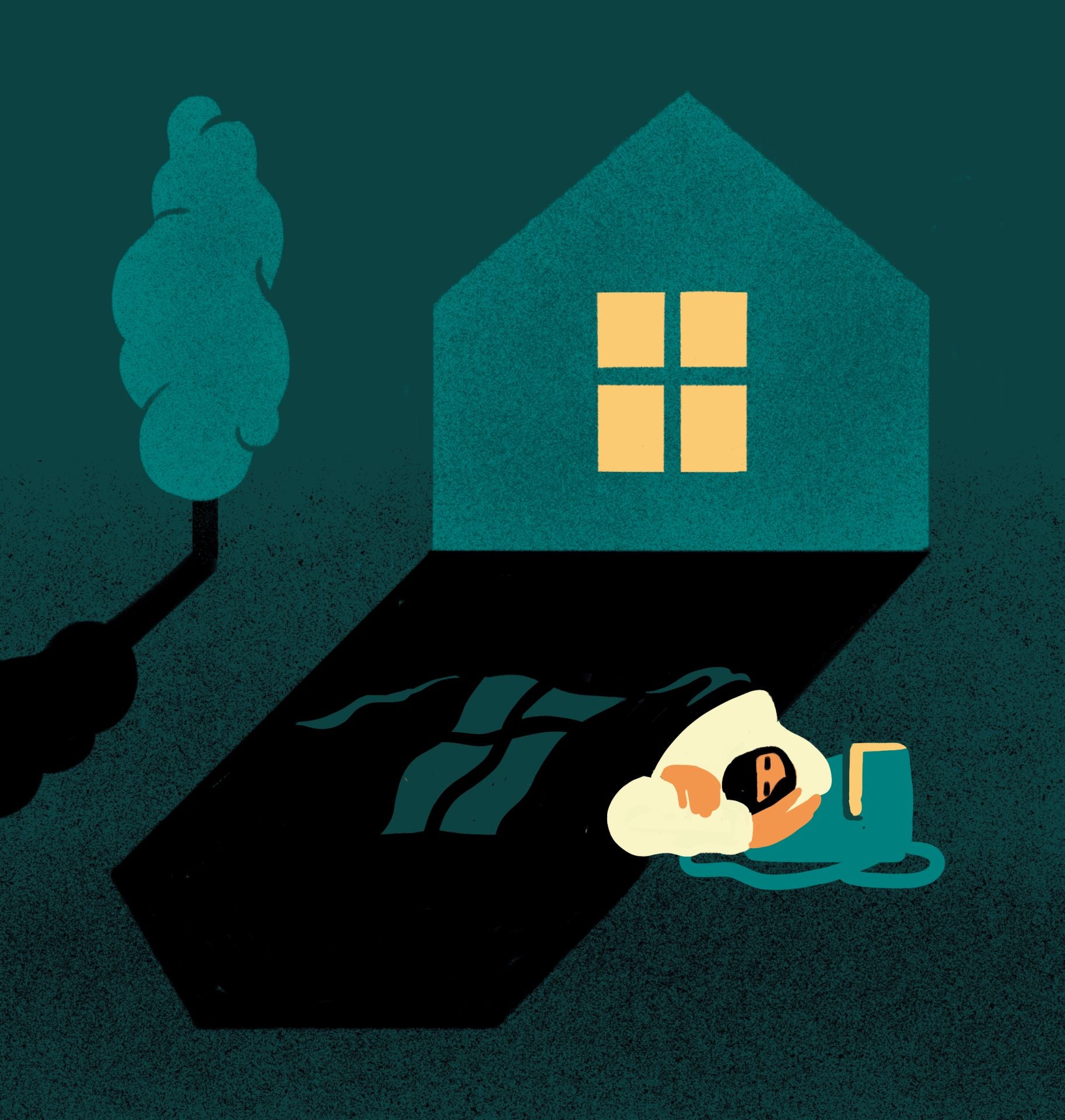 Una flor de plástico a la intemperie