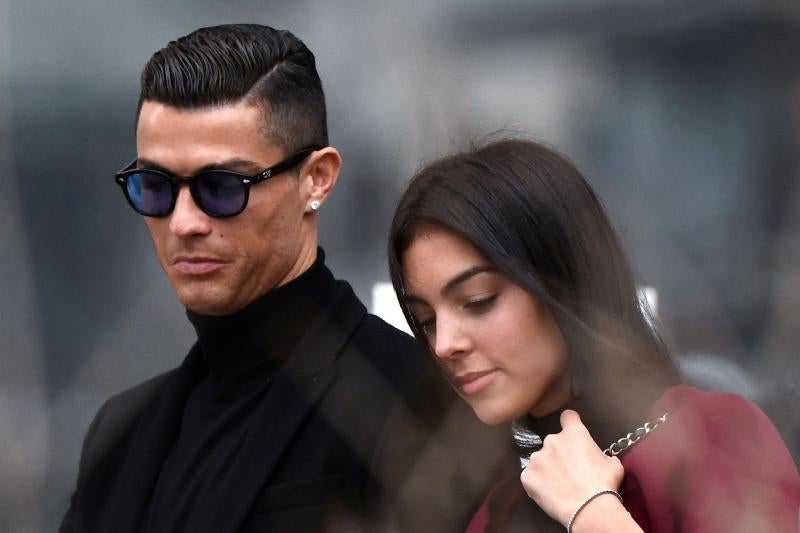 Cristiano Ronaldo y Georgina Rodríguez en una foto de archivo.