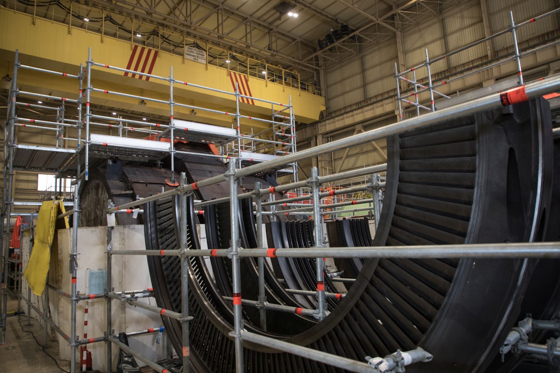 Edificio de las turbinas.