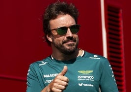 Alonso, durante el GP de España en Montmeló.