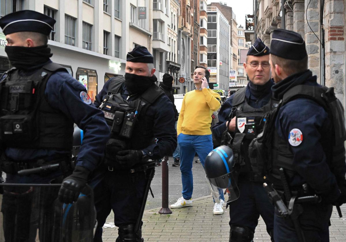 Imagen de archivo de una operación de la Policía francesa.
