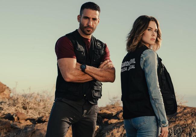 Miguel Ángel Silvestre y Katia Fellin.