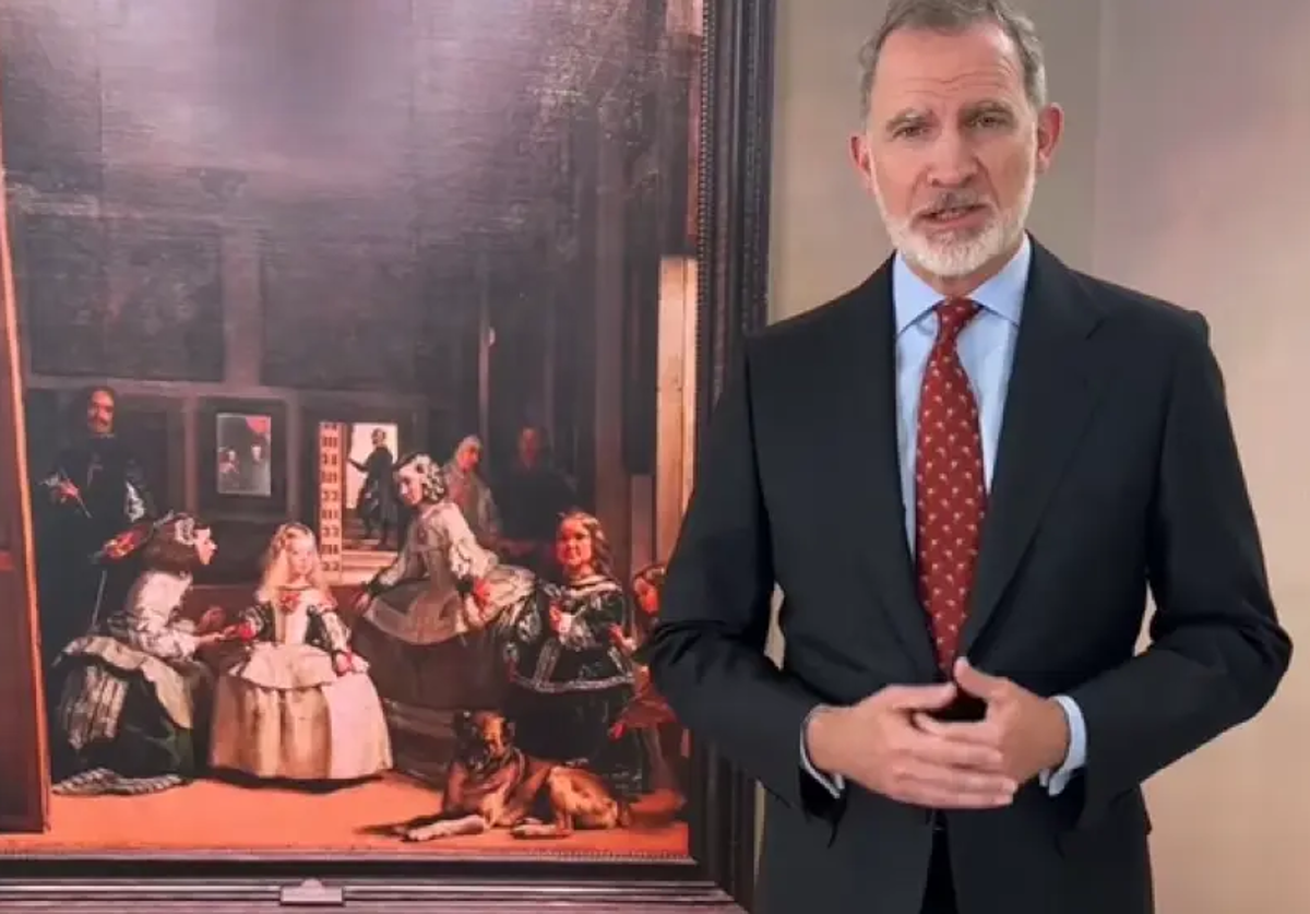 El Rey, por primera vez en Instagram para explicar 'Las Meninas' de Velázquez del Museo del Prado | Las Provincias