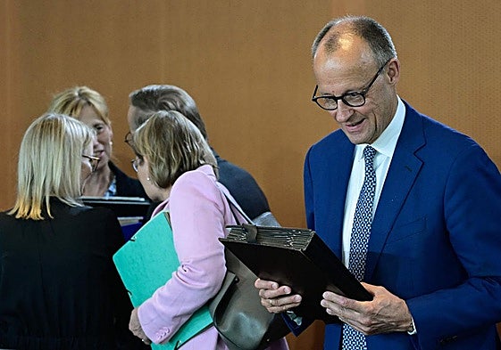 El canciller alemán Friedrich Merz.