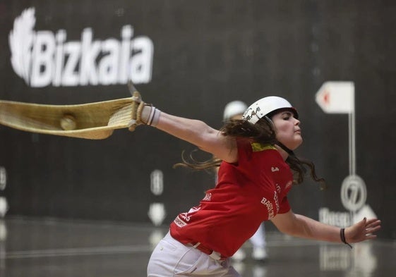 Erika Mugartegui disputa el campeonato con la selección española.