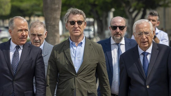 Feijóo, junto a Imbroda en Melilla.