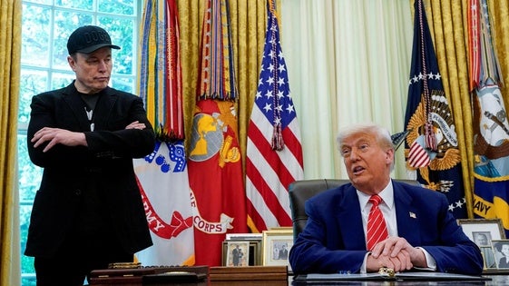 Se ha acabado el romance entre Elon Musk y Donald Trump.