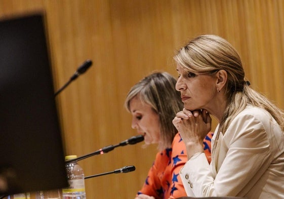 Díaz interviene en una jornada parlamentaria sobre el sector bancario en el Congreso.