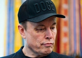 El multimillonario Elon Musk, al abandonar la Casa Blanca la semana pasada.