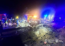 El siniestro se ha producido sobre las 5.30 horas en una salida de la A-7 hacia Torremolinos.