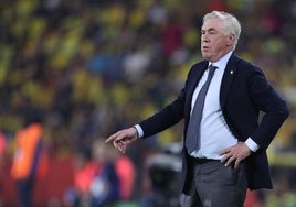 Carlo Ancelotti, en su debut al frente de la selección brasileña.