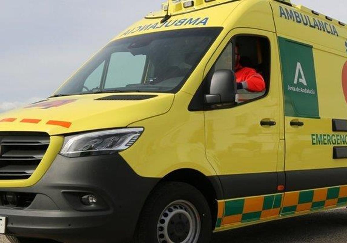 An ambulance from Seville's Emergency Services.