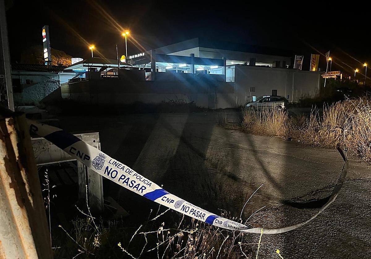 Paraje de Marbella (Málaga) donde tuvo lugar el asesinato de la mujer.