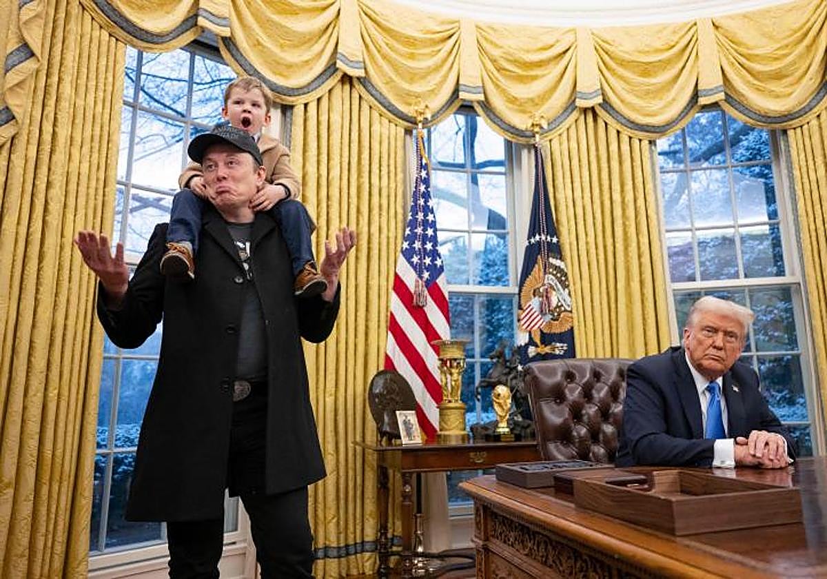 Donald Trump y Elon Musk, en una imagen de archivo en la Casa Blanca.