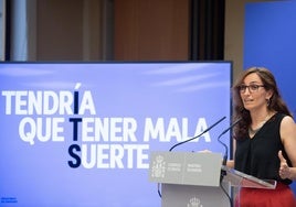 Mónica García, ministra de Sanidad, presenta la campaña para tratar de frenar las ITS, hoy
